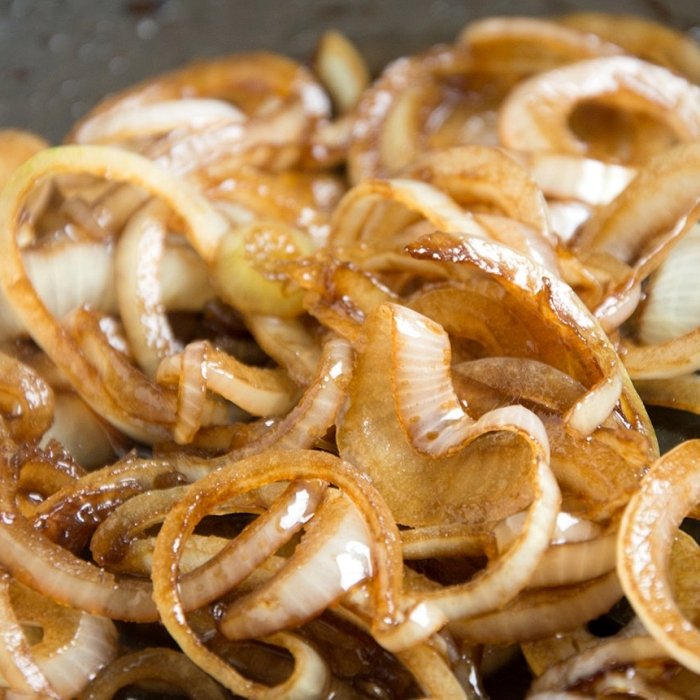 karamellisierte zwiebeln